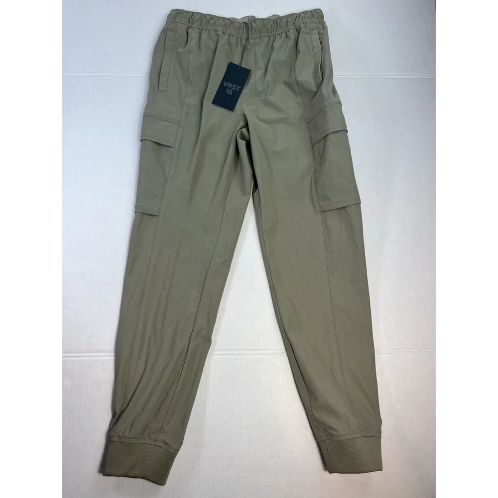 NEW VRST Commuter Jogger Pants Men's Size Small 28x27 Earl Gray